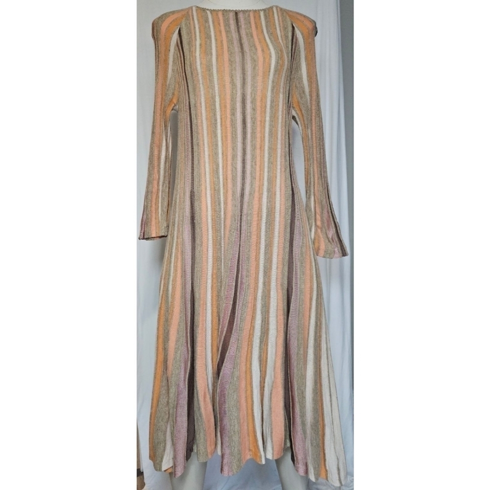Anthropologie MOTH Nora Striped Swing Cut Sweater Dress - Picture 3 of 9